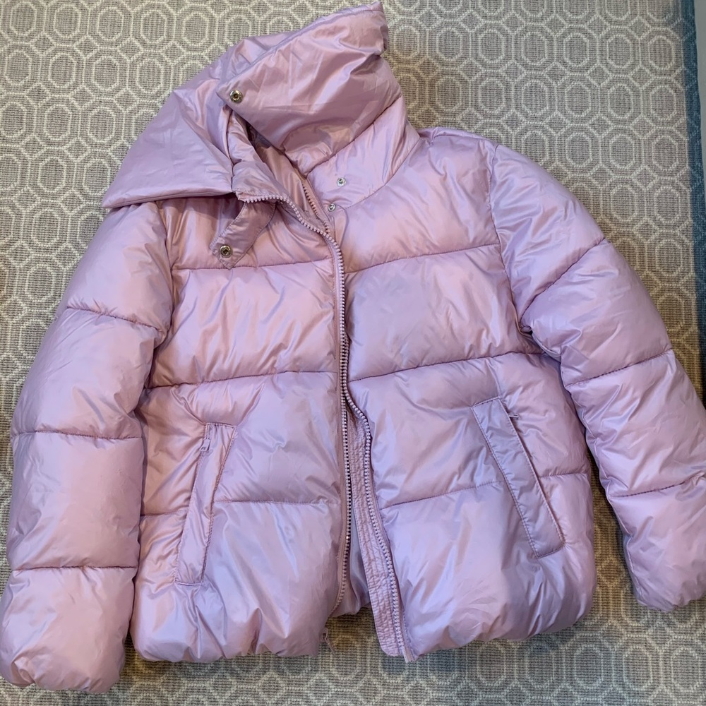 Kendall + Kylie Pink Puffer Winter Coat